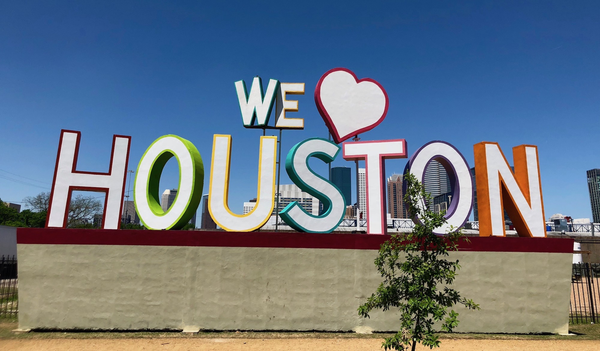 We Love Houston mural